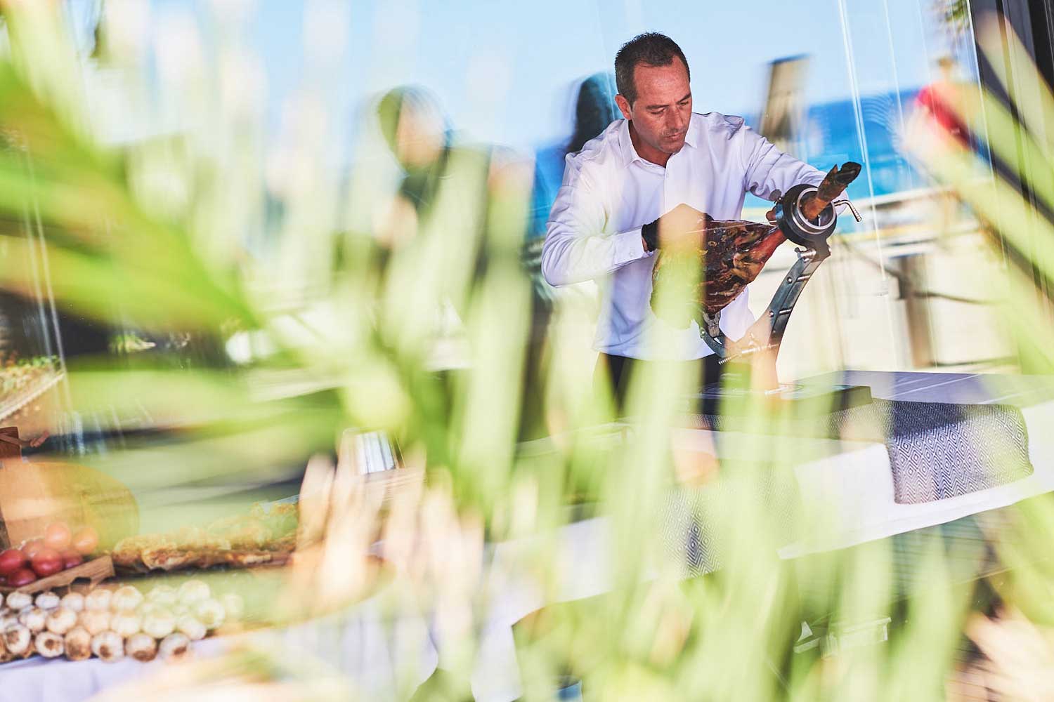 Eventos events barcelona can fisher restaurante frente al mar catering cortador jamón